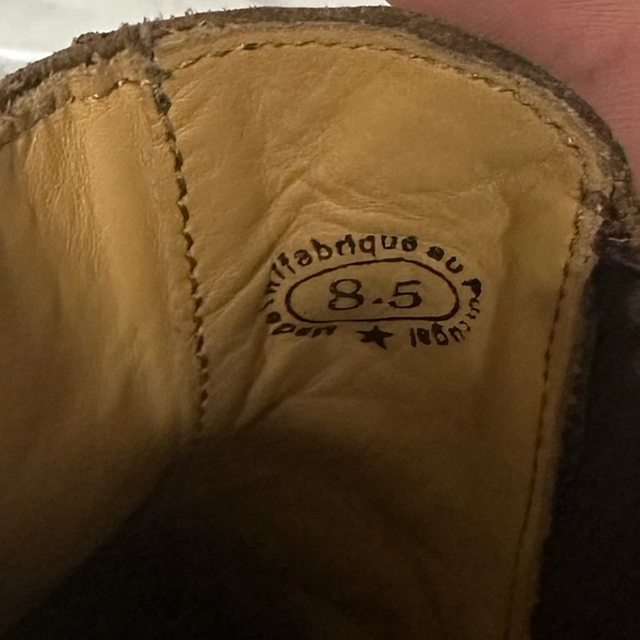 John Fluevog Ankle Leather Boot size 8.5 - Picture 3 of 9